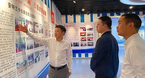 青田县委常委、、纪委书记、、监委主任陆翔到888集团集团开展“纪检监察干部联百企”活动